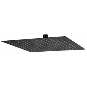 HELLYCAR STAINLESS STEEL SHOWER HEAD 300MM BLACK