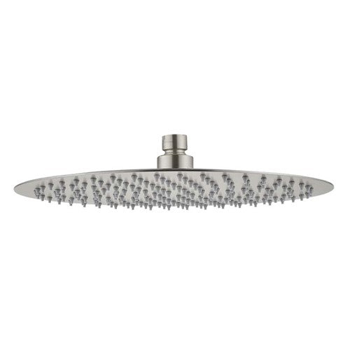 TAPART ROUND STAINLESS STEEL SHOWER HEAD BRUSHED NICKEL 300MM