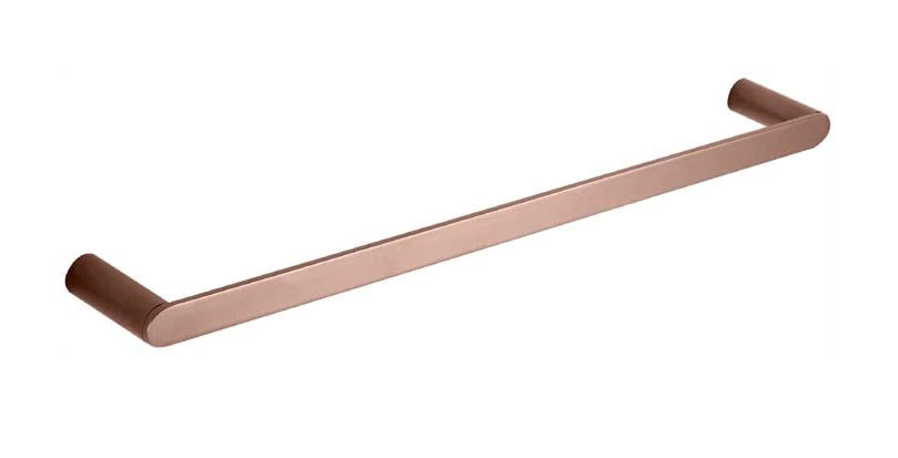 TAPART SLEEK SINGLE NON-HEATED TOWEL RAIL ROSE GOLD 600MM AND 800MM