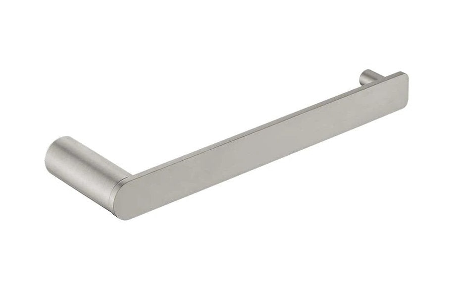 TAPART SLEEK NON-HEATED HAND TOWEL RAIL BRUSHED NICKEL 230MM