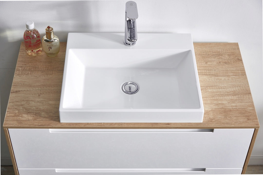 SUNNY PURE SERIES M18 900MM SINGLE BOWL FREE STANDING VANITY AND BASIN