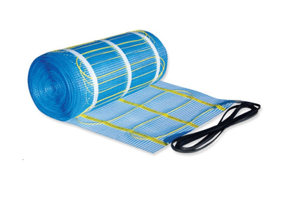 THERMOGROUP THERMONET 150W/M² UNDERTILE HEATING KIT WITH BLACK THERMOSTAT