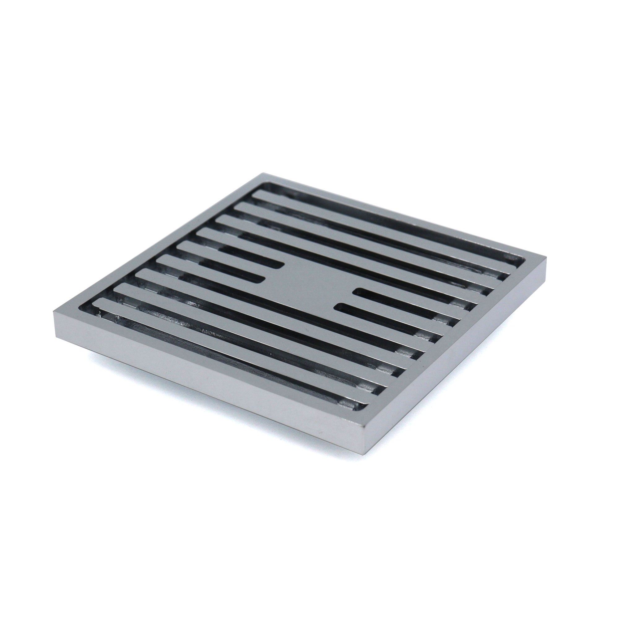 GRATES2GO SLIMLINE BRASS POINT DRAIN CHROME 100MM