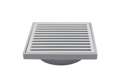 GRATES2GO SLIMLINE BRASS POINT DRAIN CHROME 100MM