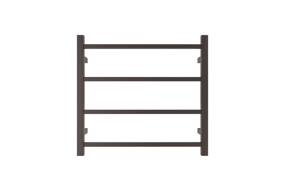 LINSOL SPIRIT 4 BAR HEATED TOWEL RAIL GUN METAL 450MM