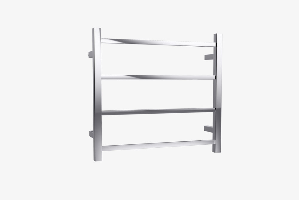 LINSOL SPIRIT 4 BAR HEATED TOWEL RAIL CHROME 450MM