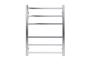 LINSOL SPIRIT 6 BAR HEATED TOWEL RAIL CHROME 800MM
