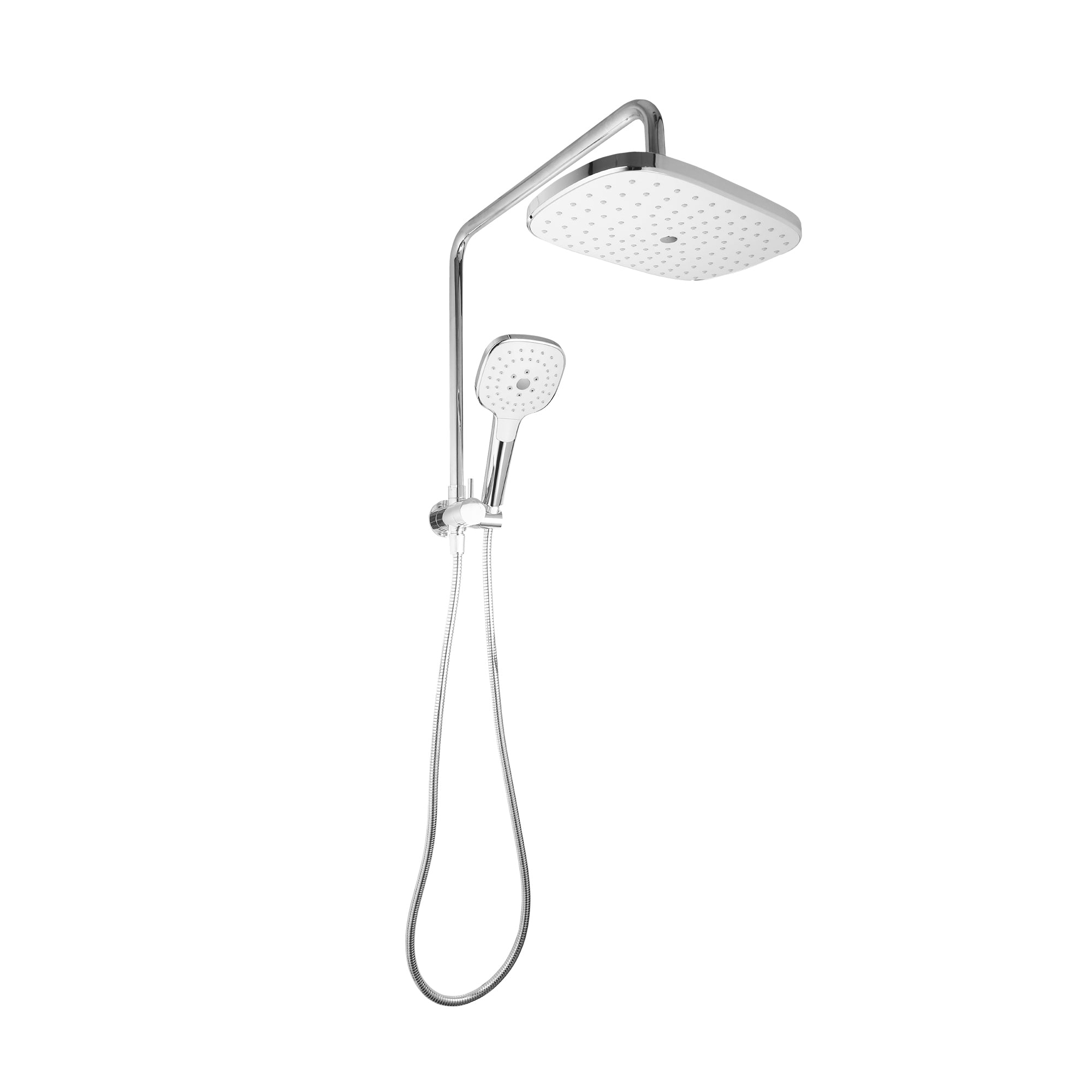 LINKWARE SELF CLEANING TWIN SHOWER SQUARE CHROME