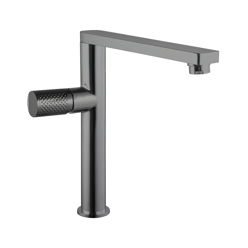 LINKWARE GABE SINK MIXER 250MM BRUSHED NICKEL