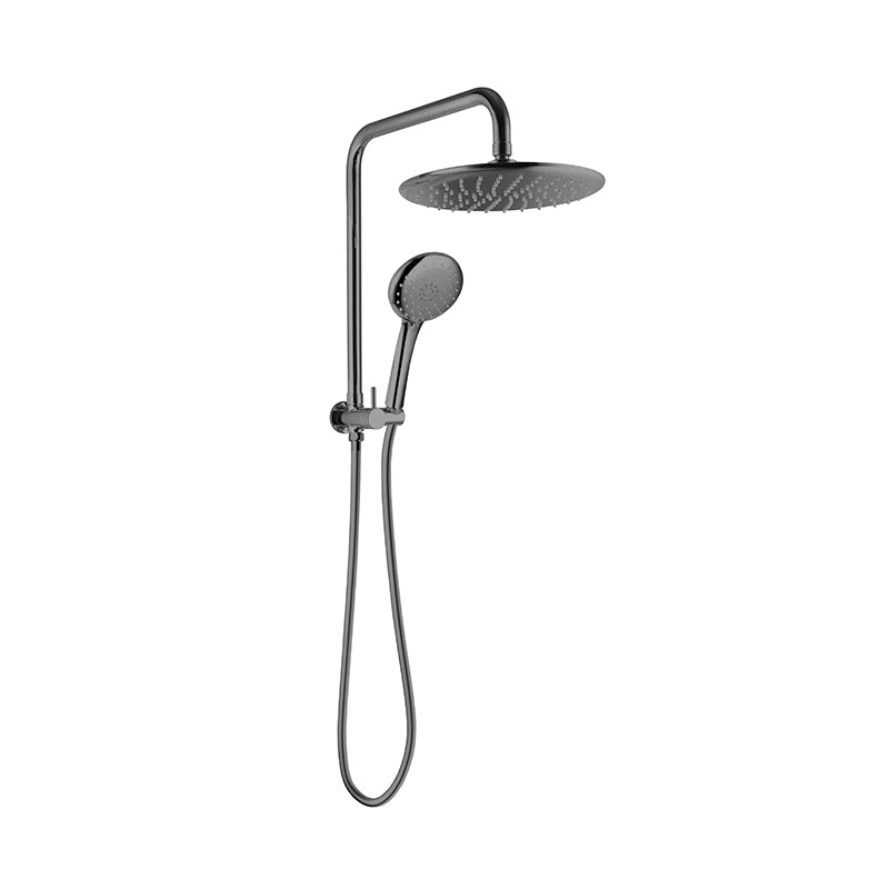 LINKWARE LOUI TWIN SHOWER BRUSHED NICKEL