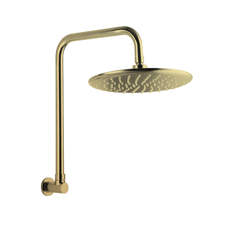 LINKWARE LOUI GOOSENECK SHOWER BRUSHED GOLD 260MM