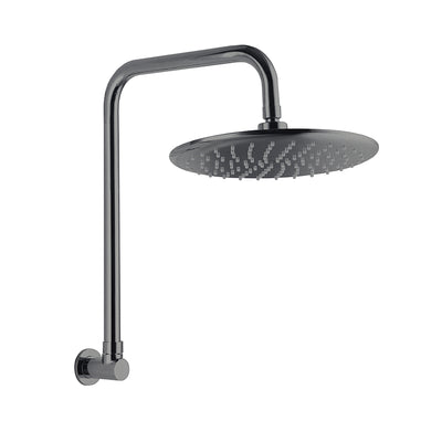 LINKWARE LOUI GOOSENECK SHOWER 260MM BRUSHED NICKEL