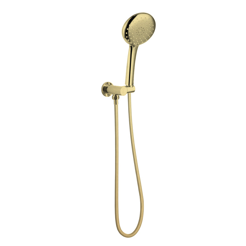 LINKWARE LOUI HAND SHOWER WITH WALL OUTLET BRUSHED GOLD