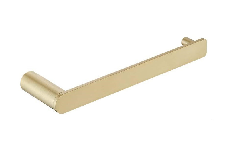 TAPART SLEEK NON-HEATED HAND TOWEL RAIL BRUSHED GOLD 230MM