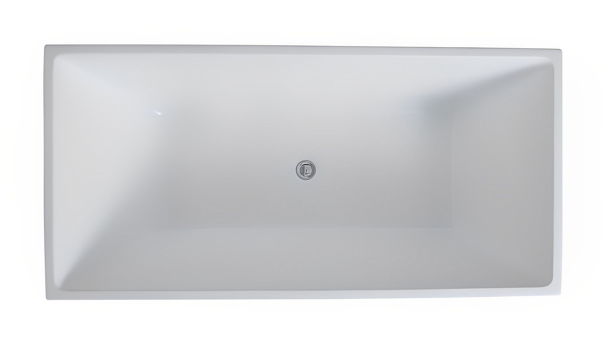 POSEIDON THEO BACK TO WALL BATH NF MATTE WHITE (AVAILABLE IN 1500MM AND 1700MM)