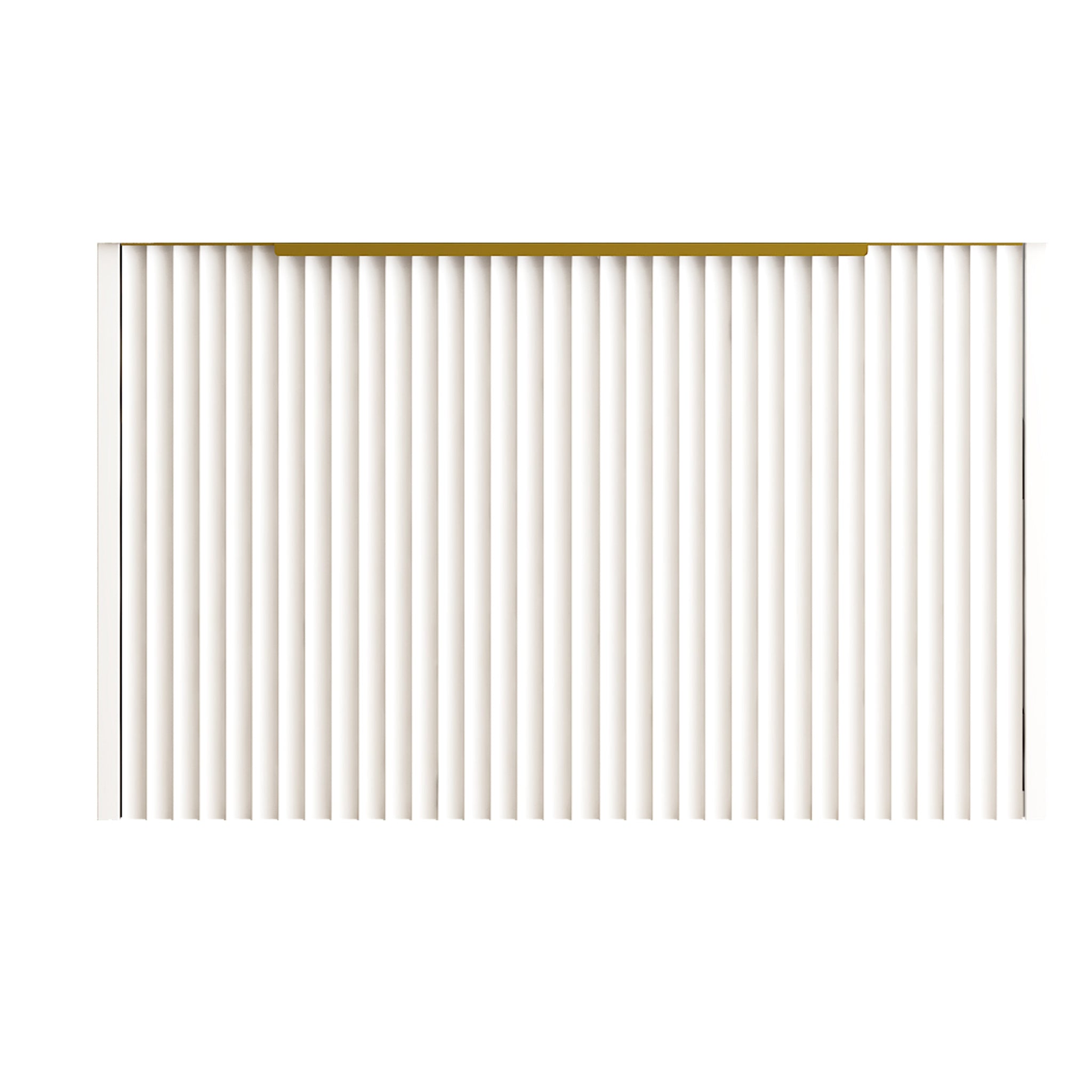 INFINITY THENA WHITE 750MM SINGLE BOWL WALL HUNG VANITY