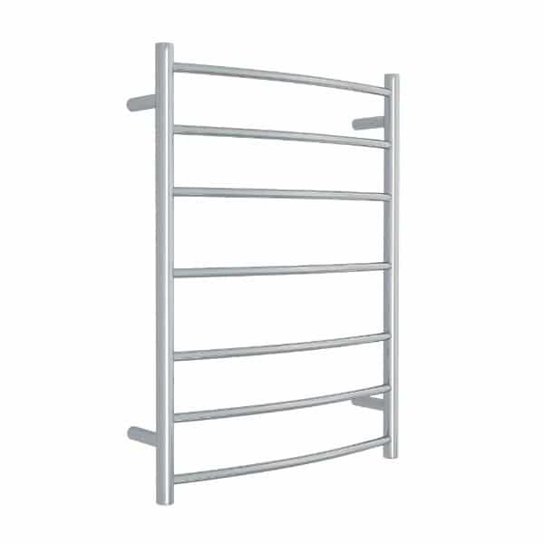THERMOGROUP BC44M CURVED ROUND BUDGET LADDER HEATED TOWEL RAIL 600MM