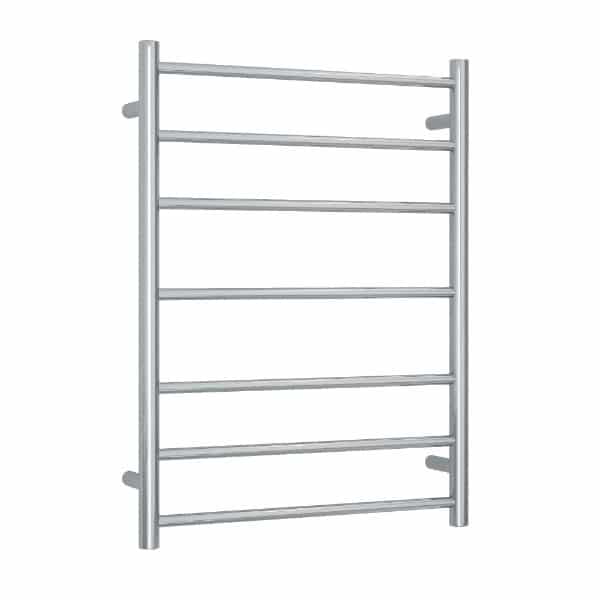 THERMOGROUP STRAIGHT ROUND BUDGET LADDER HEATED TOWEL RAIL 600MM