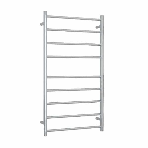 THERMOGROUP STRAIGHT ROUND BUDGET LADDER HEATED TOWEL RAIL 600MM