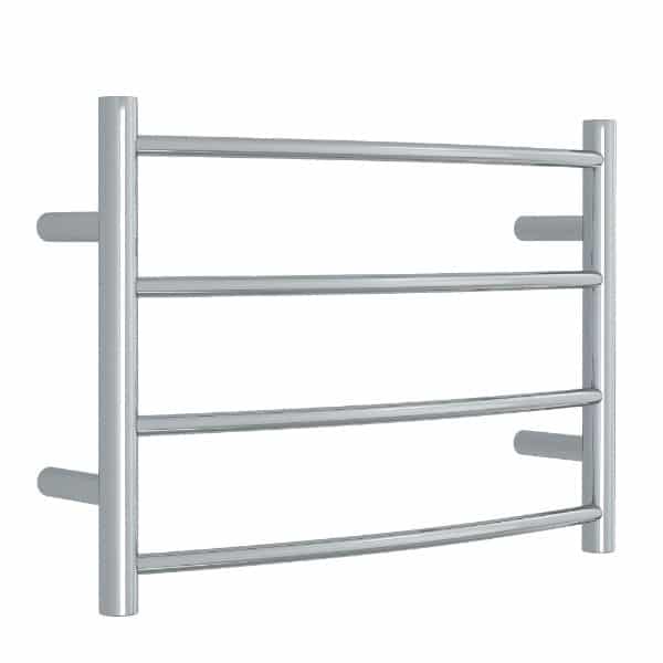 THERMOGROUP CURVED ROUND LADDER HEATED TOWEL RAIL 600MM