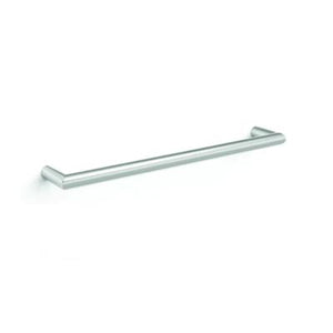 THERMOGROUP ROUND SINGLE BAR HEATED TOWEL RAIL 632MM POLISHED STAINLESS STEEL