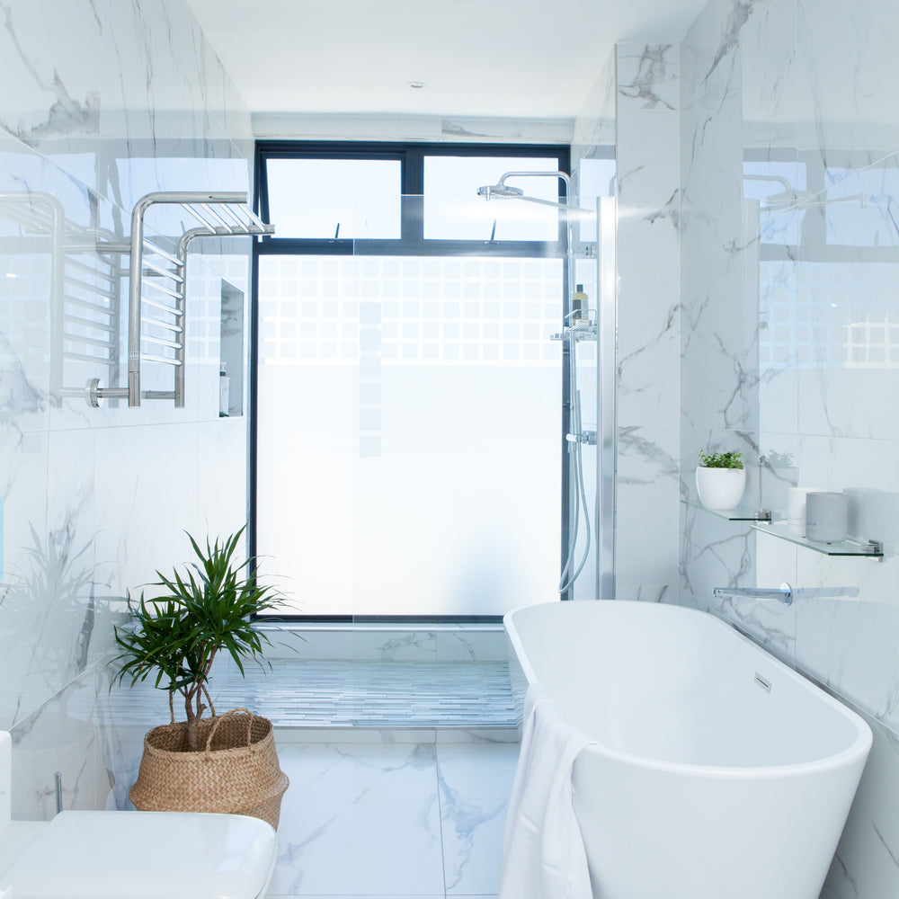 THERMOGROUP JEEVES TANGENT M HEATED TOWEL RAIL STAINLESS STEEL 620MM