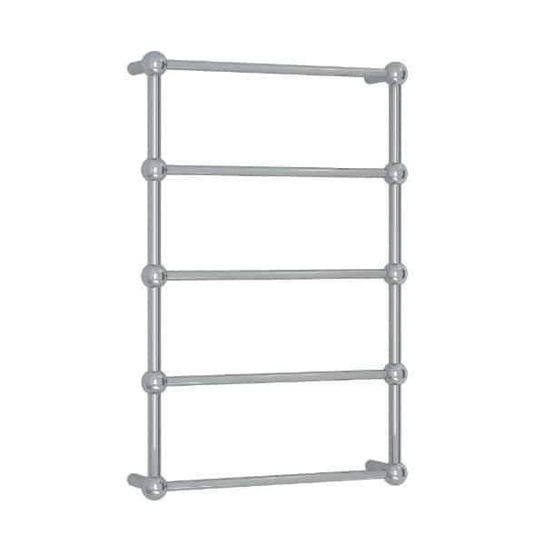 THERMOGROUP STRAIGHT ROUND HERITAGE LADDER HEATED TOWEL RAIL 560MM