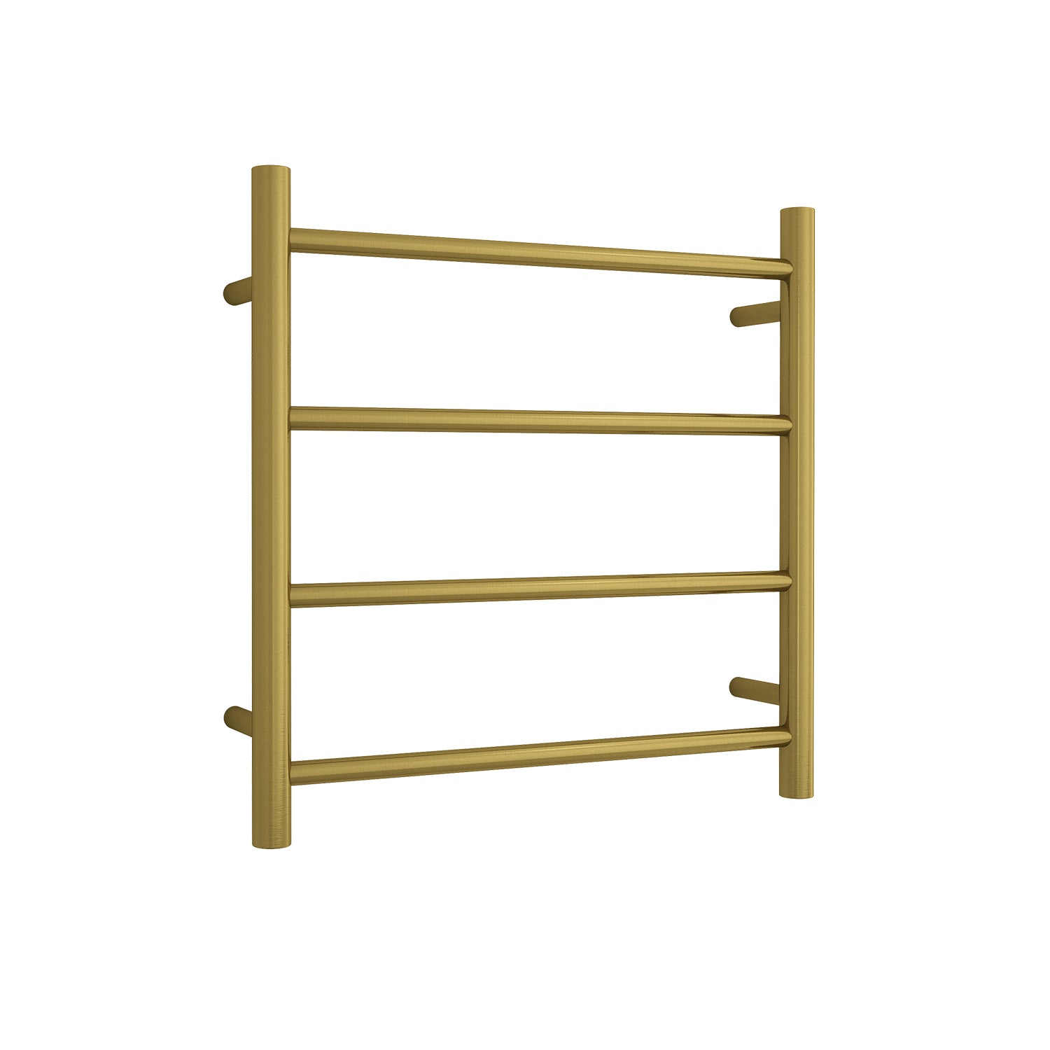 THERMOGROUP ROUND LADDER HEATED TOWEL RAIL BRUSHED GOLD 550MM