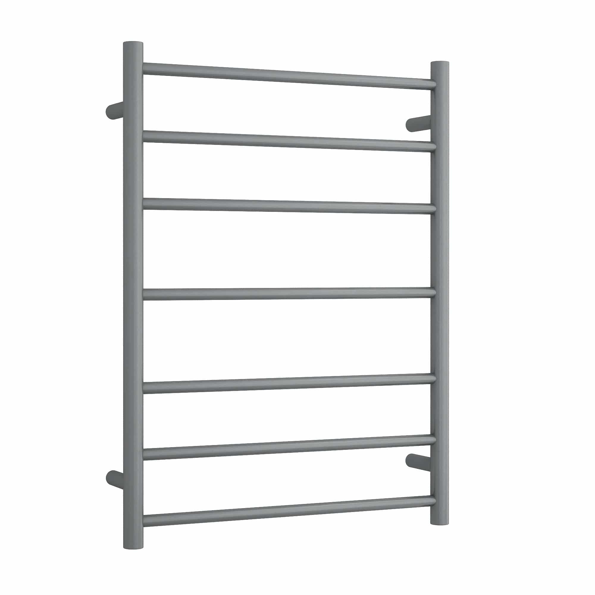 THERMOGROUP ROUND LADDER HEATED TOWEL RAIL GUN METAL 800MM