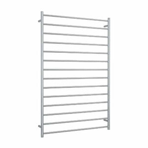 THERMOGROUP STRAIGHT ROUND LADDER HEATED TOWEL RAIL STAINLESS STEEL 1500MM