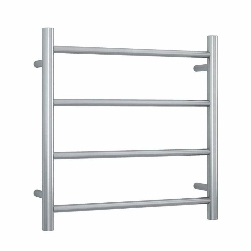 THERMOGROUP SRB25M BRUSHED STRAIGHT ROUND LADDER HEATED TOWEL RAIL 550MM