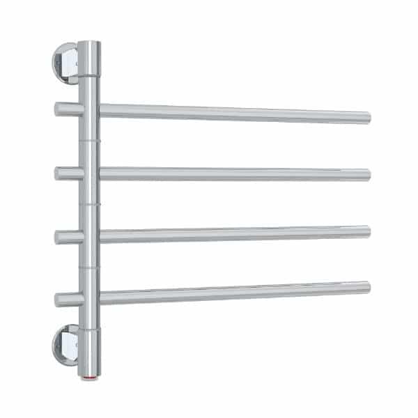 THERMOGROUP SV24 STRAIGHT ROUND SWIVEL HEATED TOWEL RAIL 600MM
