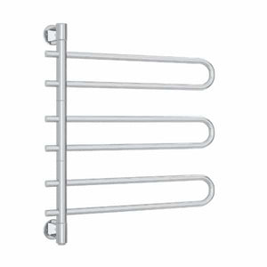 THERMOGROUP STRAIGHT ROUND SWIVEL HEATED TOWEL RAIL 635MM