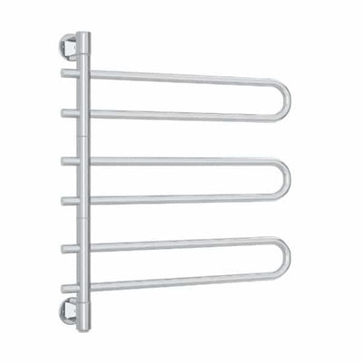 THERMOGROUP STRAIGHT ROUND SWIVEL HEATED TOWEL RAIL 635MM
