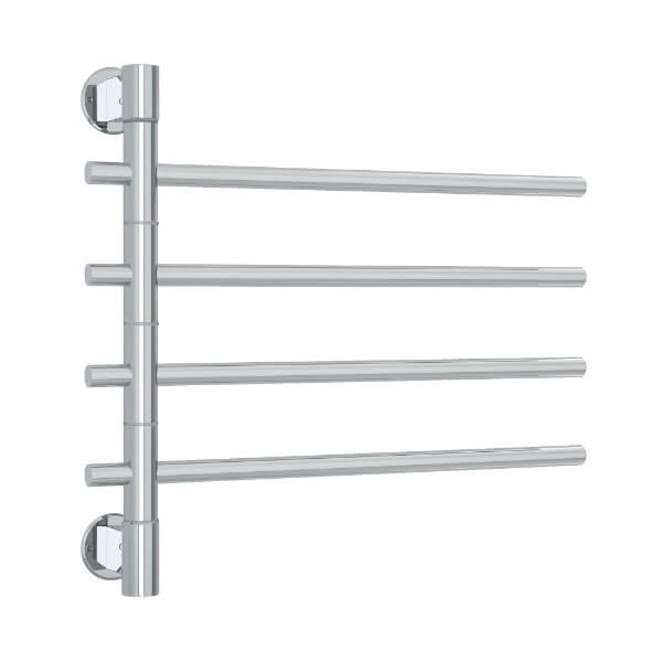 THERMOGROUP STRAIGHT ROUND SWIVEL NON-HEATED TOWEL RAIL 600MM
