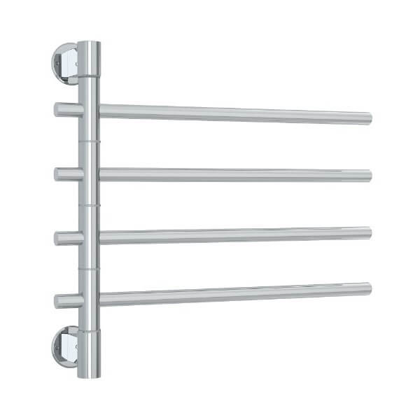 THERMOGROUP USV24 STRAIGHT ROUND SWIVEL NON-HEATED TOWEL RAIL 600MM