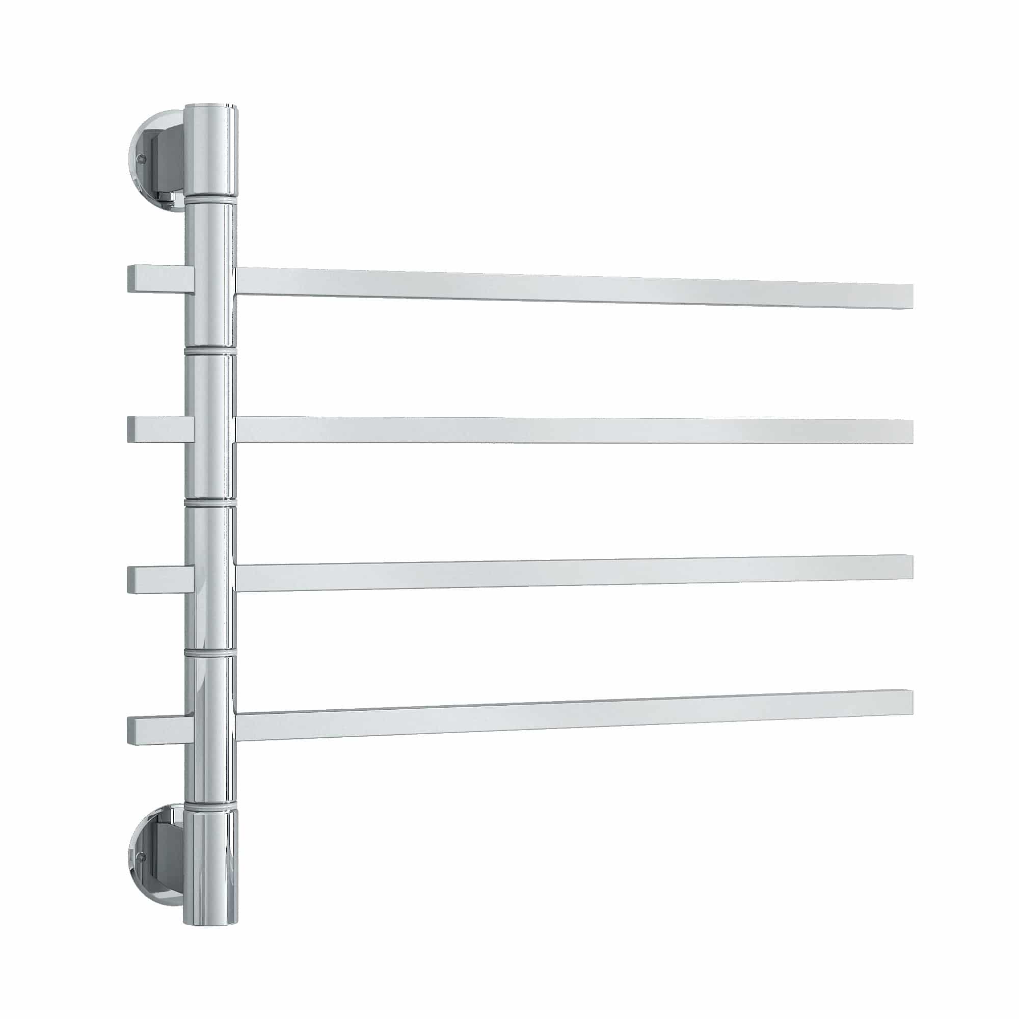 THERMOGROUP STRAIGHT SQUARE SWIVEL NON-HEATED TOWEL RAIL 600MM