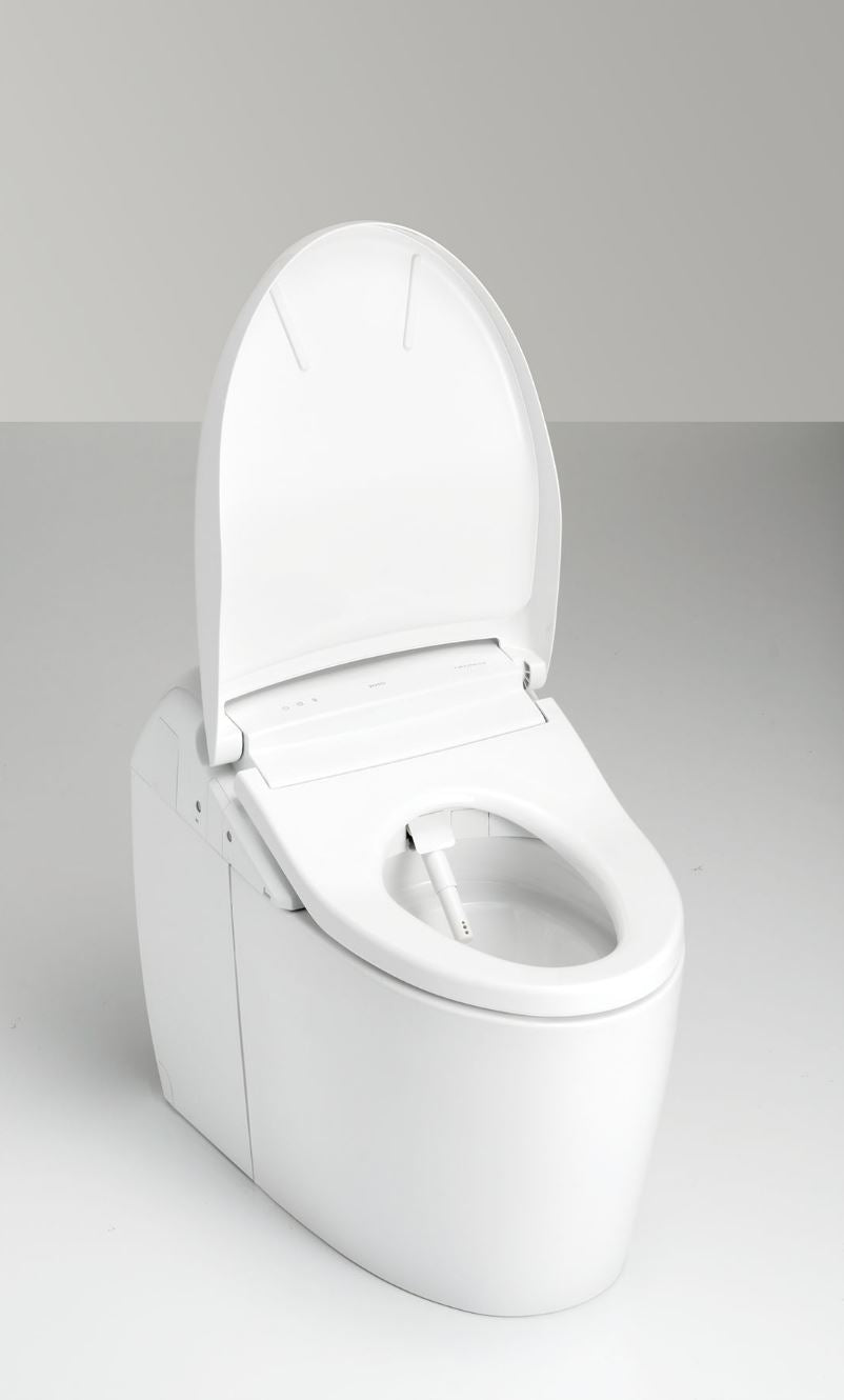 TOTO NEOREST RH INTEGRATED TOILET AND WASHLET W/ REMOTE CONTROL PACKAGE ELONGATED GLOSS WHITE