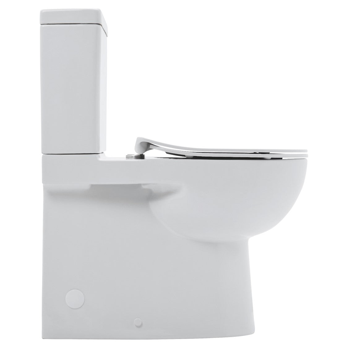 JOHNSON SUISSE TOLEDO XTRA AMBULANT RIMLESS TOILET SUITE GLOSS WHITE