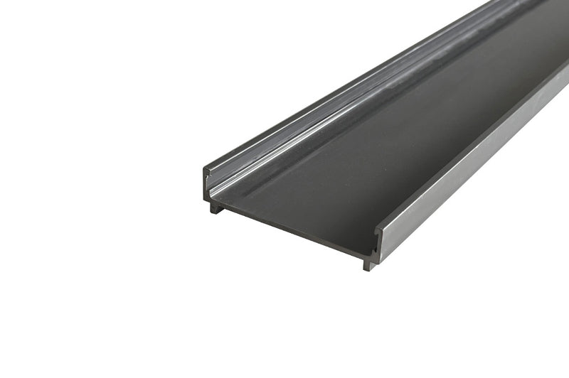 GRATES2GO UPVC TILE INSERT CHANNEL TRAY GREY 1000MM, 1250MM AND 1500MM