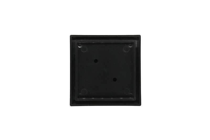 GRATES2GO BLACK UPVC TILE INSERT POINT DRAIN 117MM