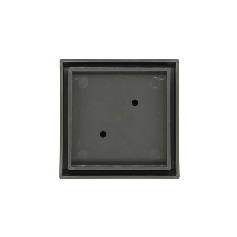 GRATES2GO UPVC TILE INSERT POINT DRAIN GREY 117MM