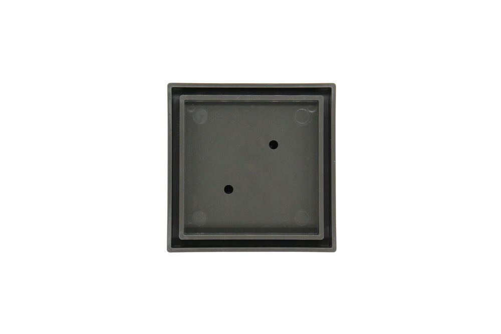 GRATES2GO UPVC TILE INSERT POINT DRAIN GREY 117MM