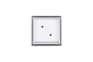 GRATES2GO UPVC TILE INSERT POINT DRAIN WHITE 117MM