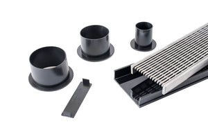 GRATES2GO UPVC WEDGE WIRE MODULAR KIT BLACK 100MM