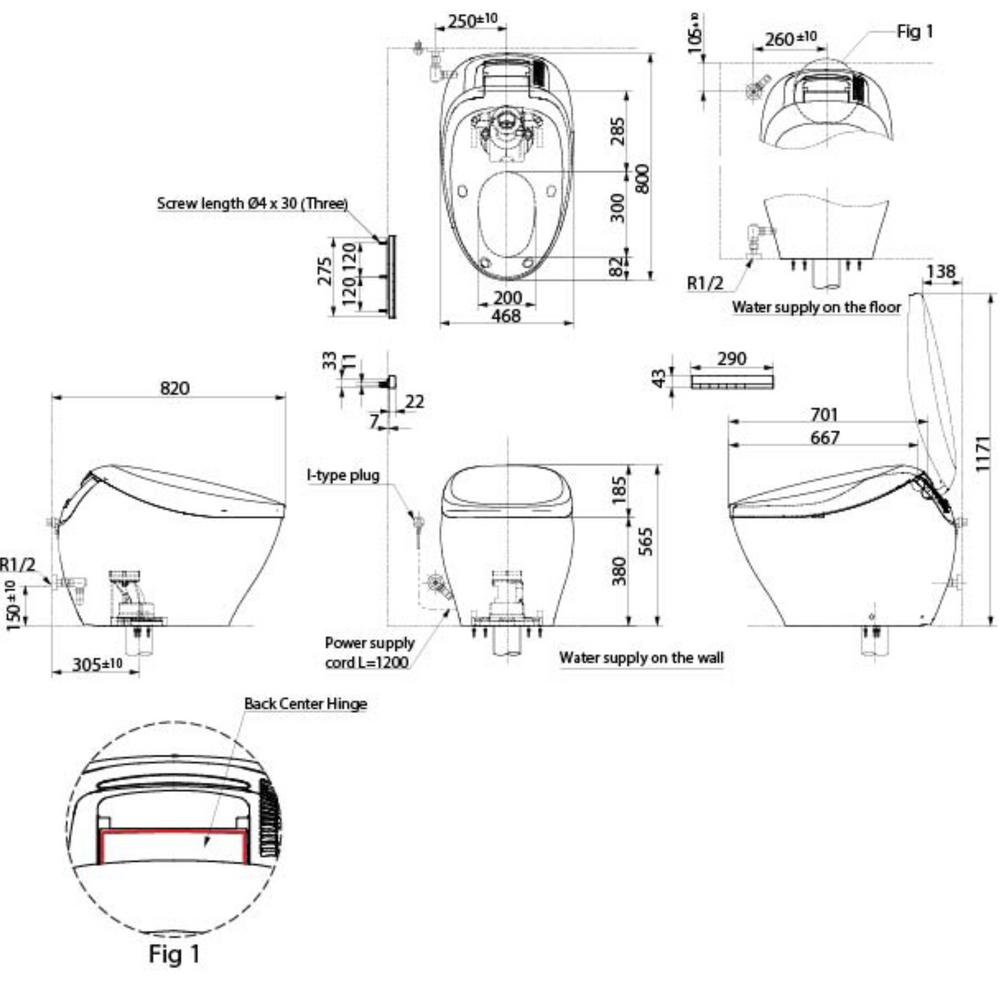 TOTO NEOREST NX I LUXURIOUS SMART TOILET GLOSS WHITE W/ SILVER REMOTE