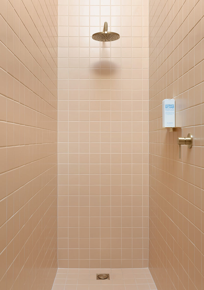 PHOENIX VIVID SHOWER ARM ROUND BRUSHED GOLD 400MM