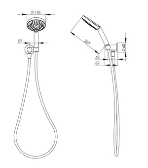 PHOENIX VIVID HAND SHOWER CHROME
