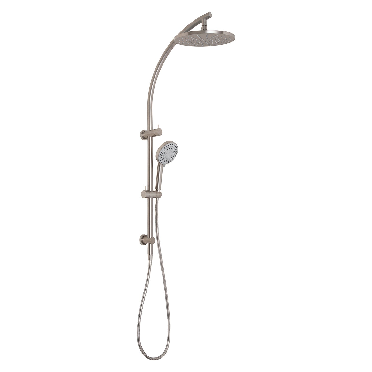 PHOENIX VIVID TWIN SHOWER BRUSHED NICKEL