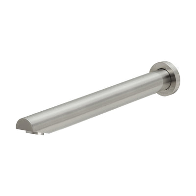 PHOENIX VIVID WALL BATH OUTLET ANGLED 32MM X 300MM BRUSHED NICKEL